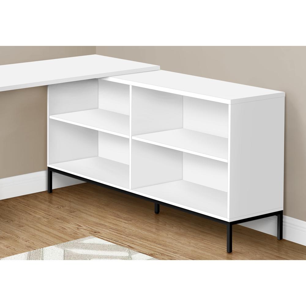 Computer Desk, Home Office, Corner, Storage Drawers, 60L, L Shape, Work. Picture 3