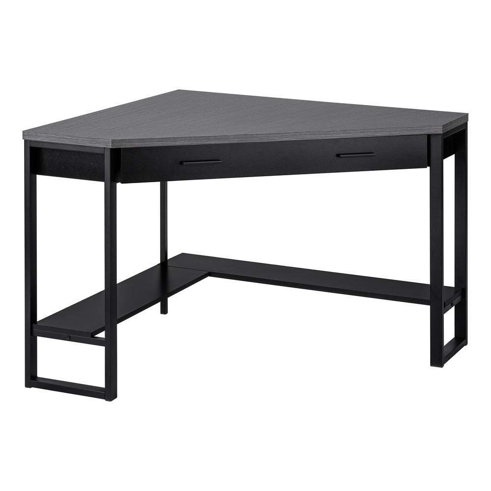 Computer Desk, Home Office, Corner, Storage Drawers, 42L, Work, Laptop. Picture 1