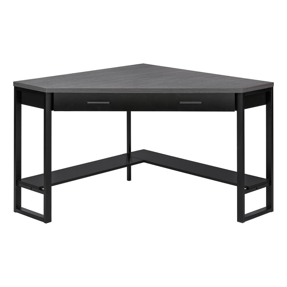 Computer Desk, Home Office, Corner, Storage Drawers, 42L, Work, Laptop. Picture 2