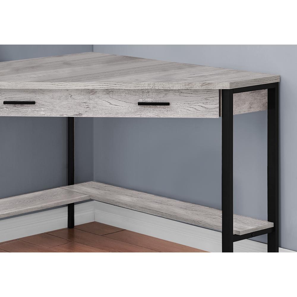 Computer Desk, Home Office, Corner, Storage Drawers, 42L, Work, Laptop. Picture 3