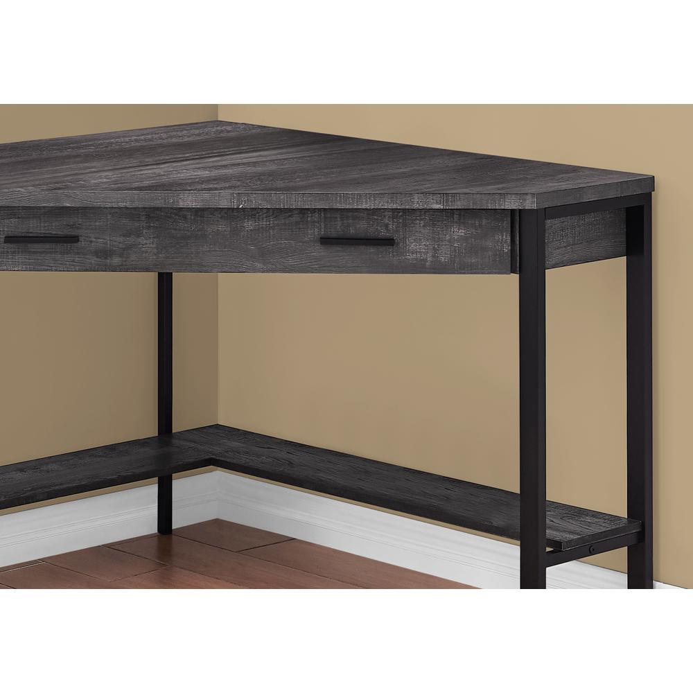 Computer Desk, Home Office, Corner, Storage Drawers, 42L, Work, Laptop. Picture 3