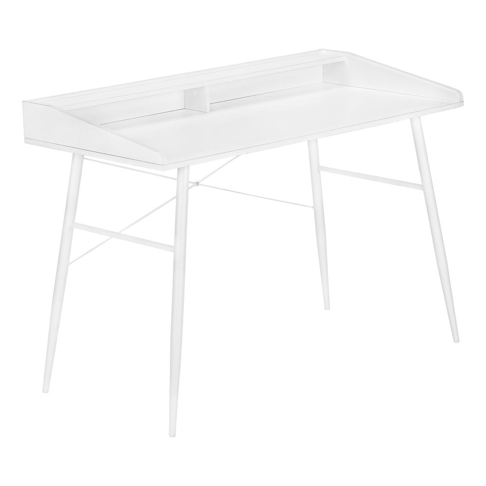 Computer Desk, Home Office, Laptop, Storage Shelves, 48L. Picture 1