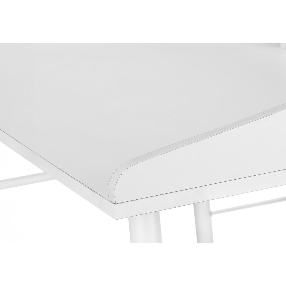 Computer Desk, Home Office, Laptop, Storage Shelves, 48L. Picture 6