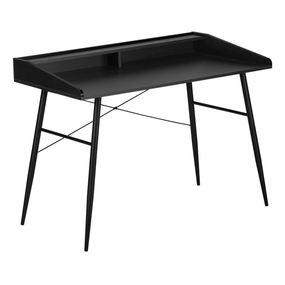 Computer Desk, Home Office, Laptop, Storage Shelves, 48L. Picture 1