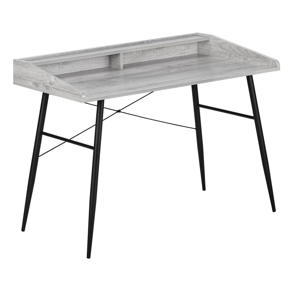 Computer Desk, Home Office, Laptop, Storage Shelves, 48L. Picture 1