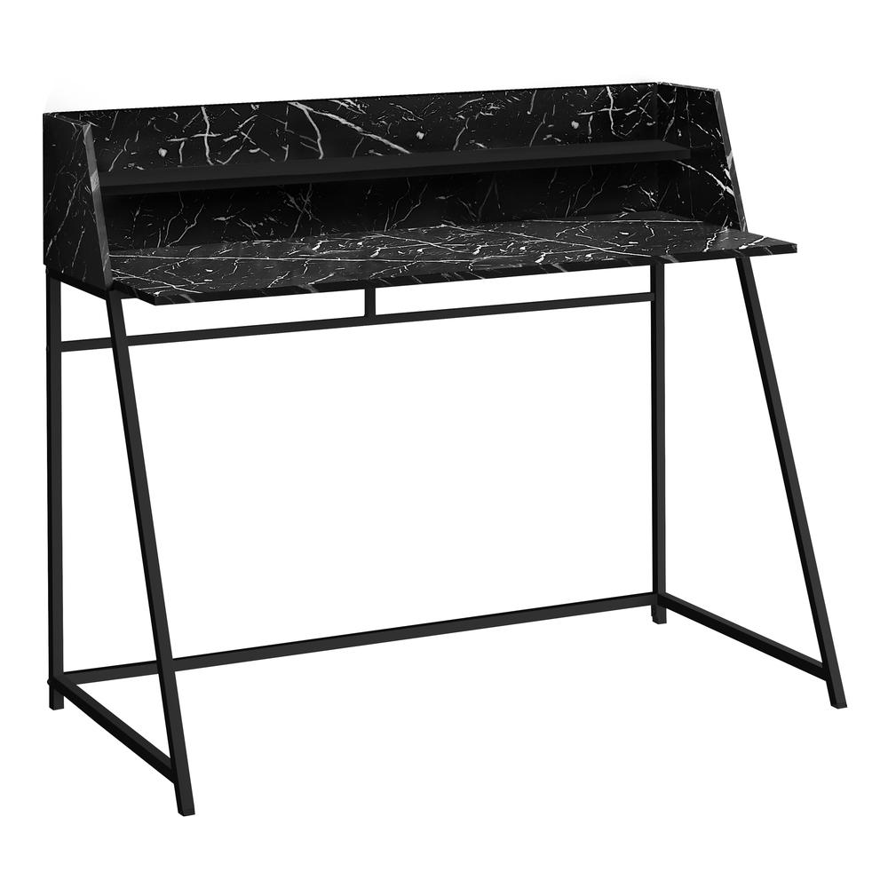 Computer Desk, Home Office, Laptop, Storage Shelves, 48L. Picture 1