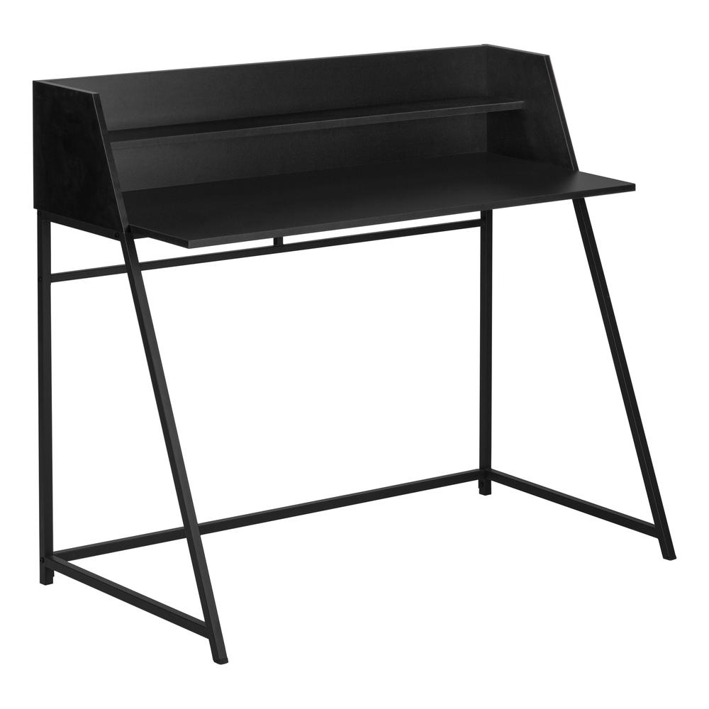 Computer Desk, Home Office, Laptop, Storage Shelves, 48L. Picture 1
