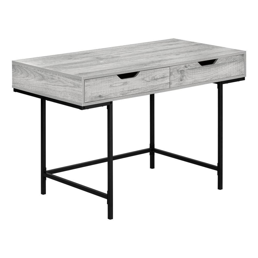 Computer Desk, Home Office, Laptop, Storage Drawers, 48L. Picture 1
