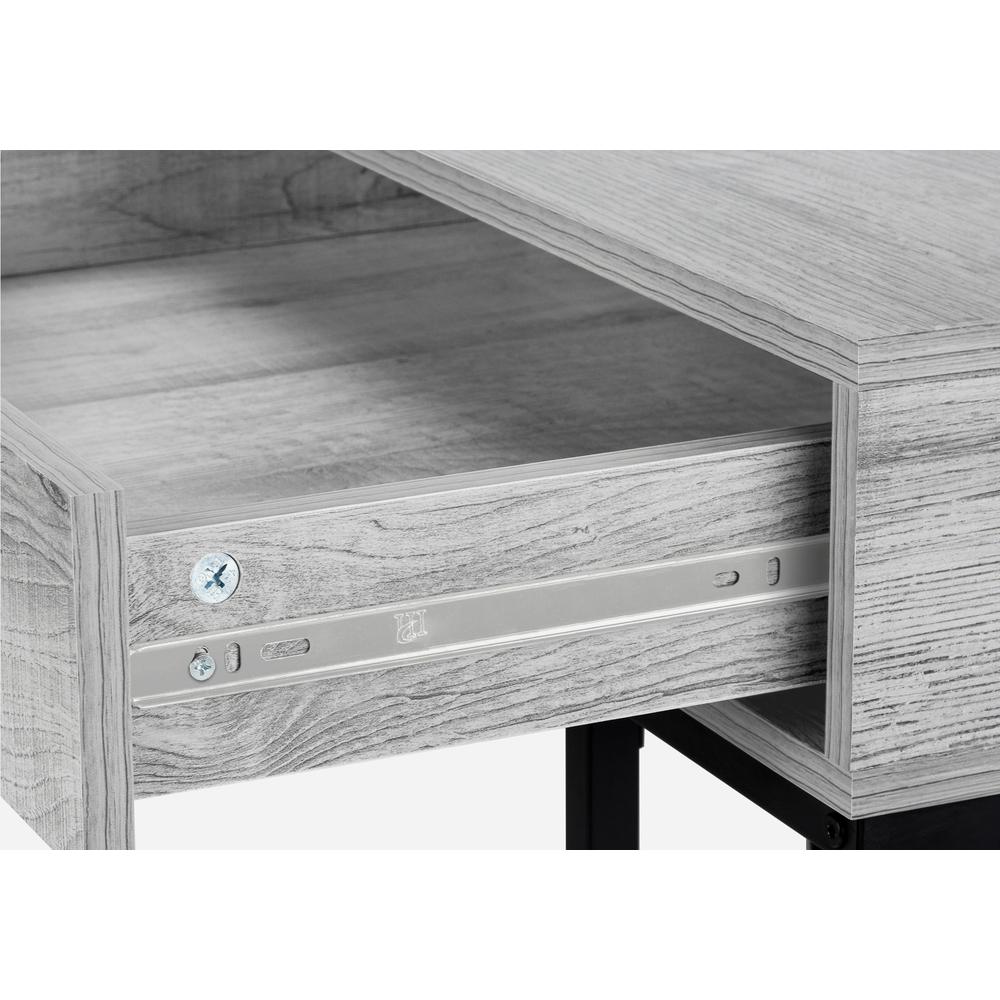 Computer Desk, Home Office, Laptop, Storage Drawers, 48L. Picture 7