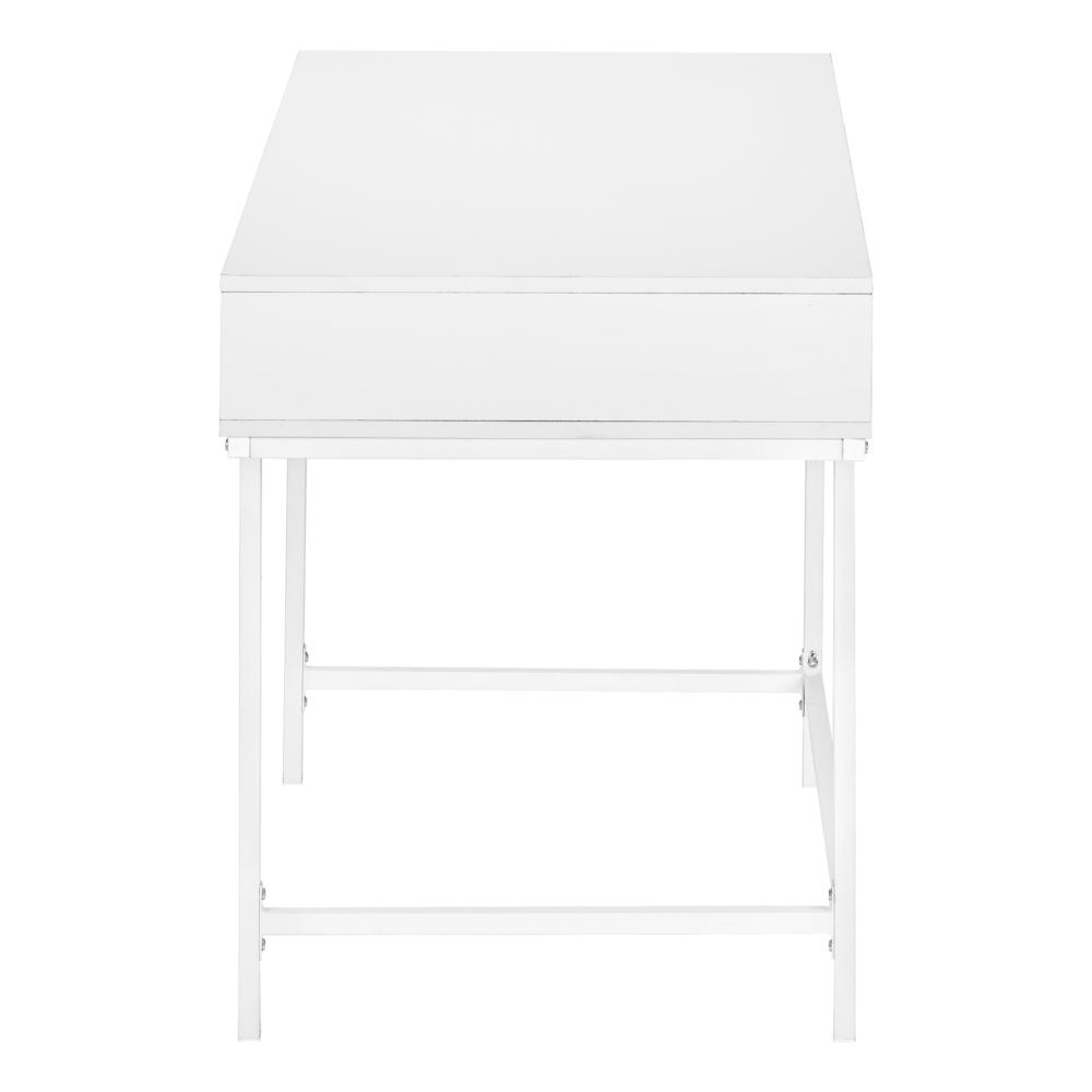 Computer Desk, Home Office, Laptop, Storage Drawers, 48L. Picture 3