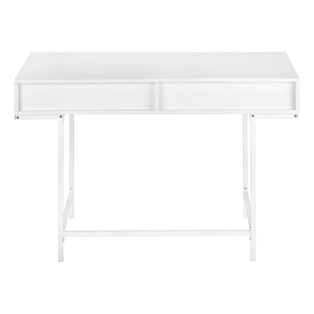 Computer Desk, Home Office, Laptop, Storage Drawers, 48L. Picture 4