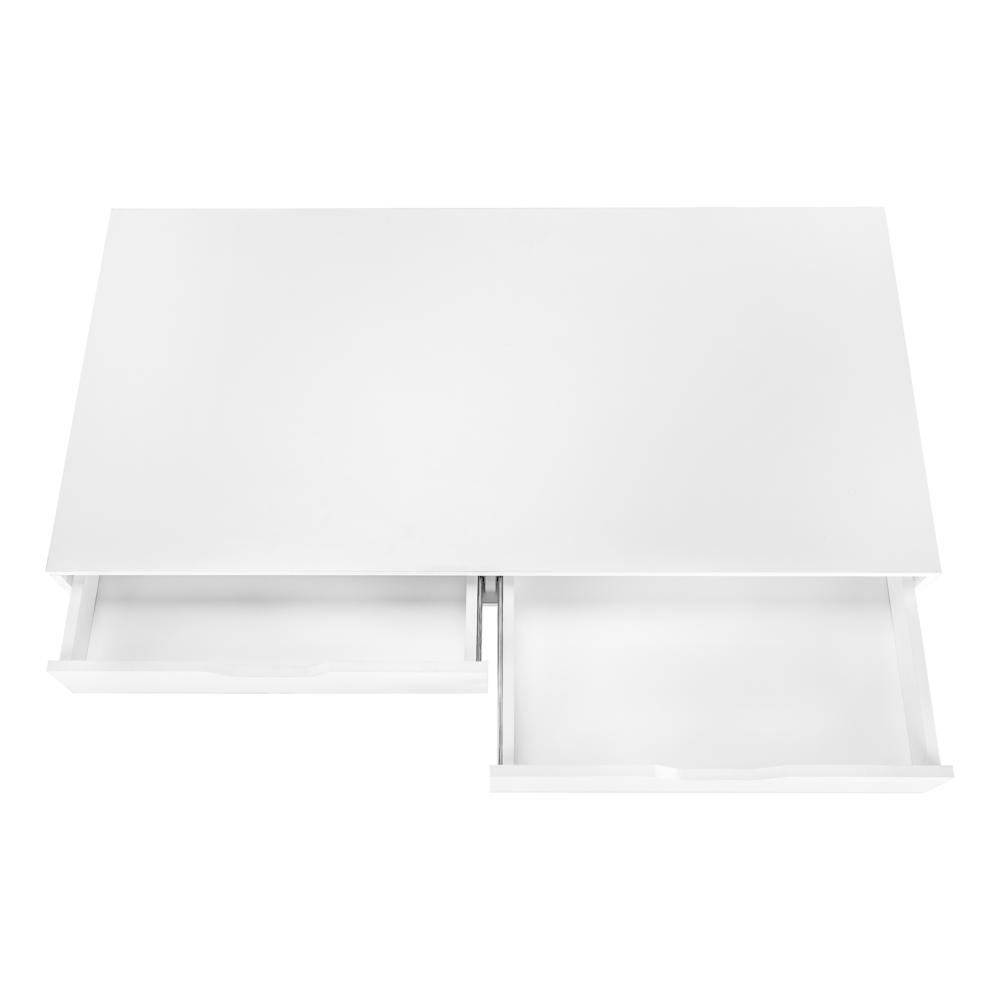 Computer Desk, Home Office, Laptop, Storage Drawers, 48L. Picture 5