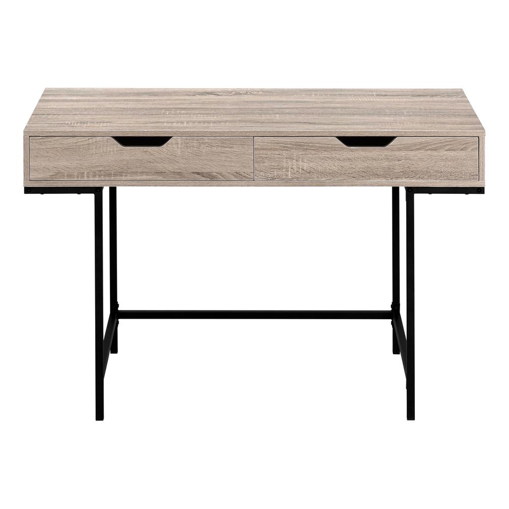 Computer Desk, Home Office, Laptop, Storage Drawers, 48L. Picture 2