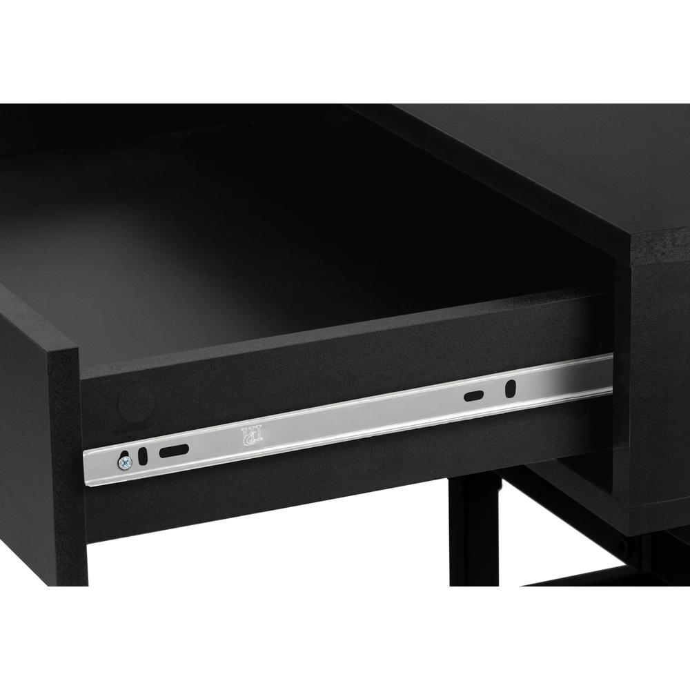 Computer Desk, Home Office, Laptop, Storage Drawers, 48L. Picture 7
