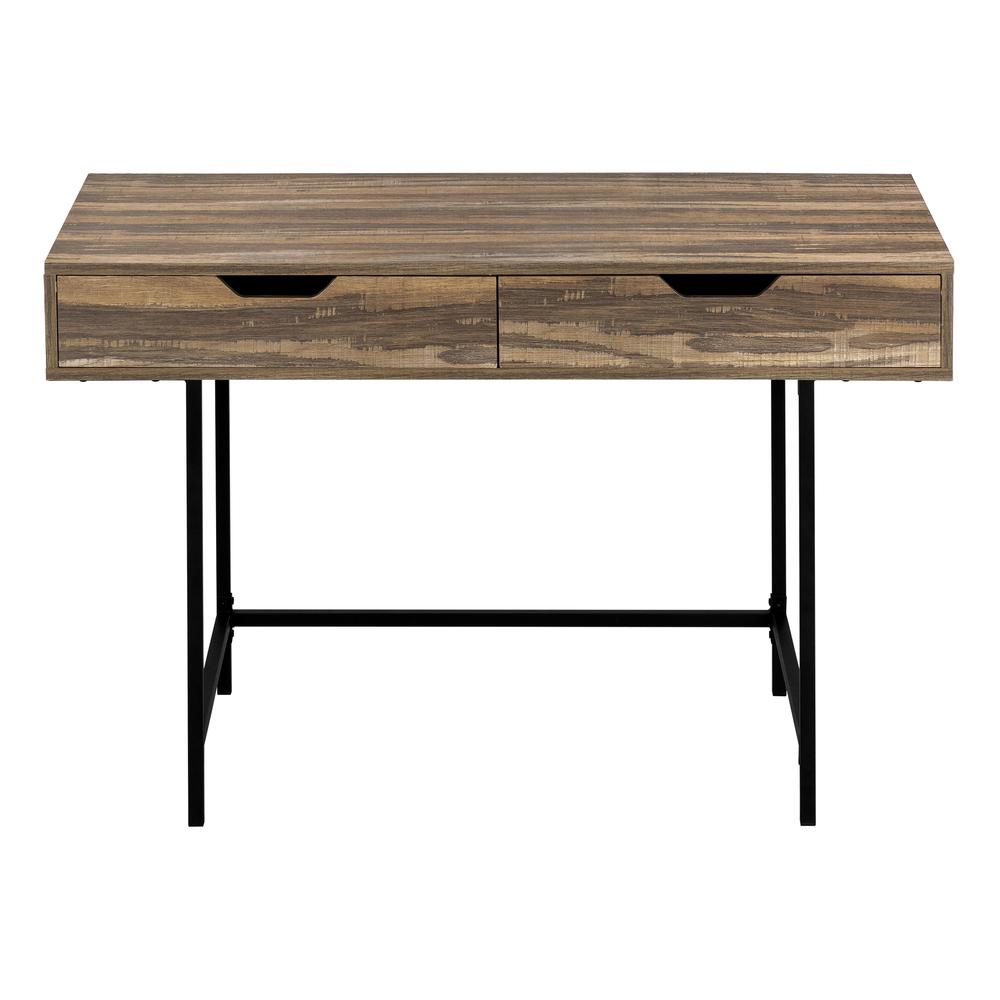 Computer Desk, Home Office, Laptop, Storage Drawers, 48L. Picture 2