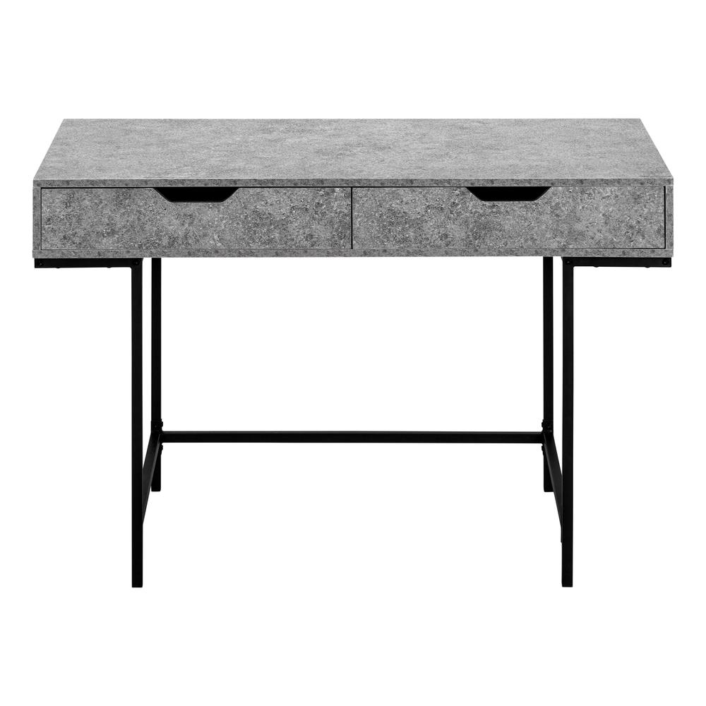 Computer Desk, Home Office, Laptop, Storage Drawers, 48L. Picture 2