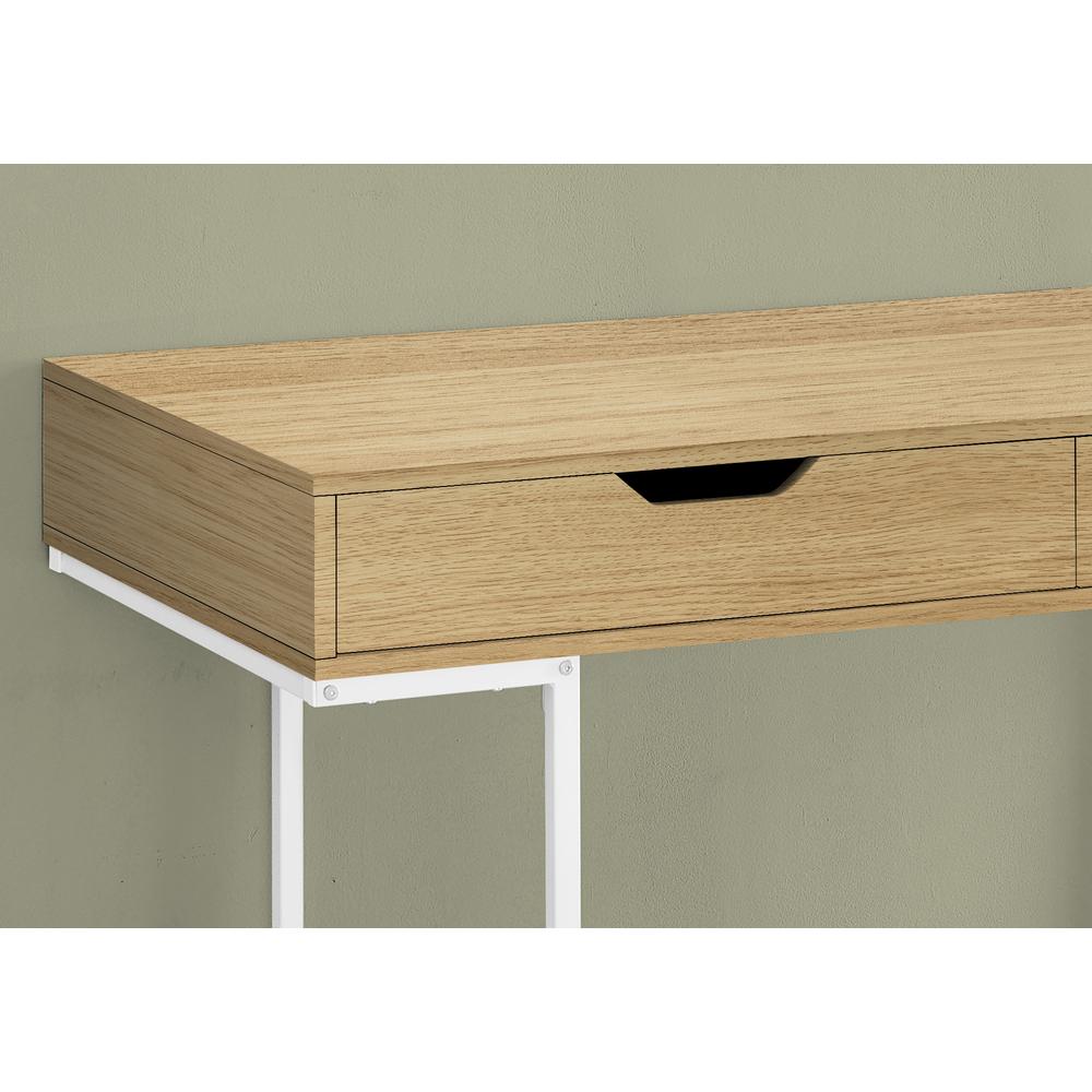 Computer Desk, Home Office, Laptop, Storage Drawers, 48L. Picture 3