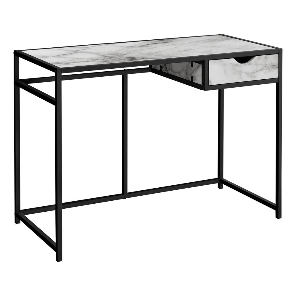 Computer Desk, Home Office, Laptop, Storage Drawer, 42L. Picture 1