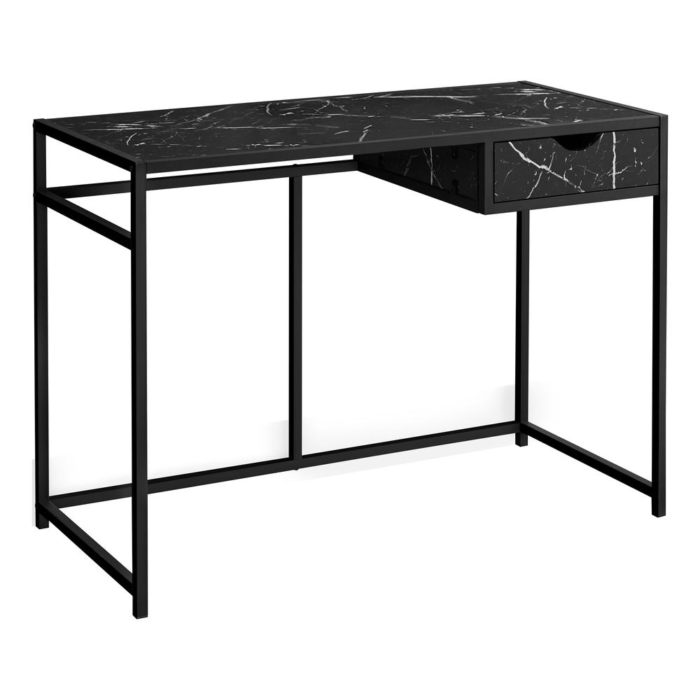 Computer Desk, Home Office, Laptop, Storage Drawer, 42L. Picture 1