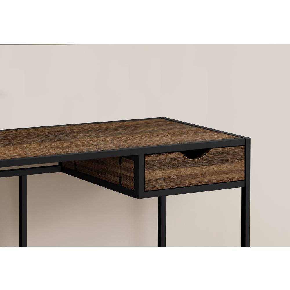 Computer Desk, Home Office, Laptop, Storage Drawer, 42L. Picture 3