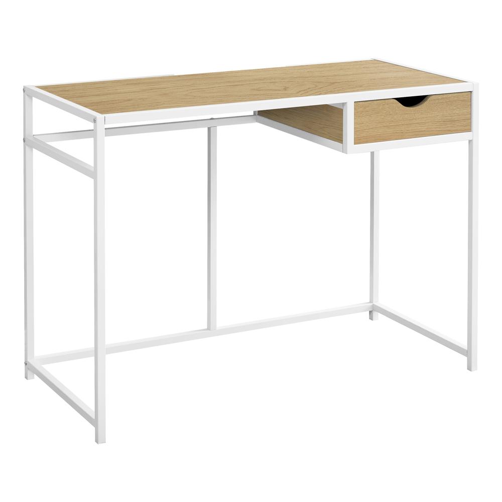 Computer Desk, Home Office, Laptop, Storage Drawer, 42L. Picture 1