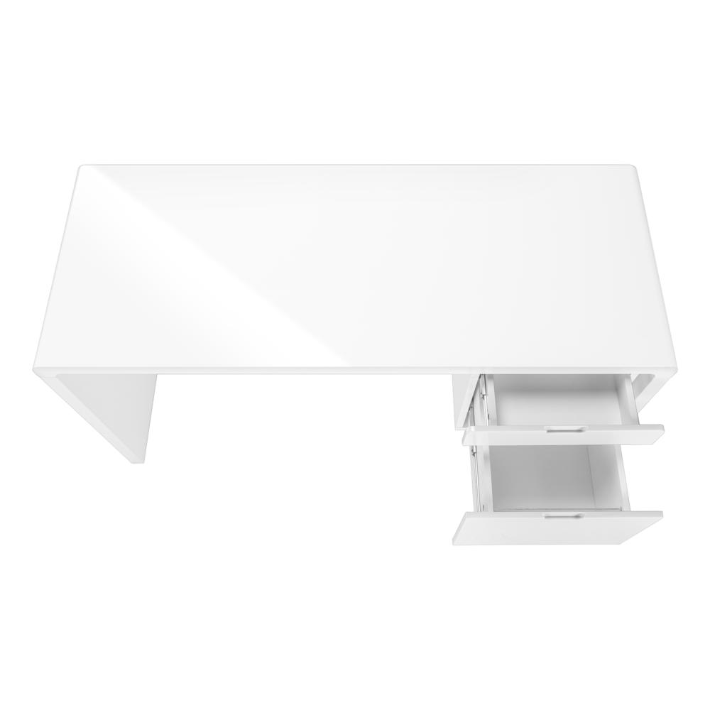 Computer Desk, Home Office, Laptop, Left, Right Set-up, Storage Drawers, 60L. Picture 5