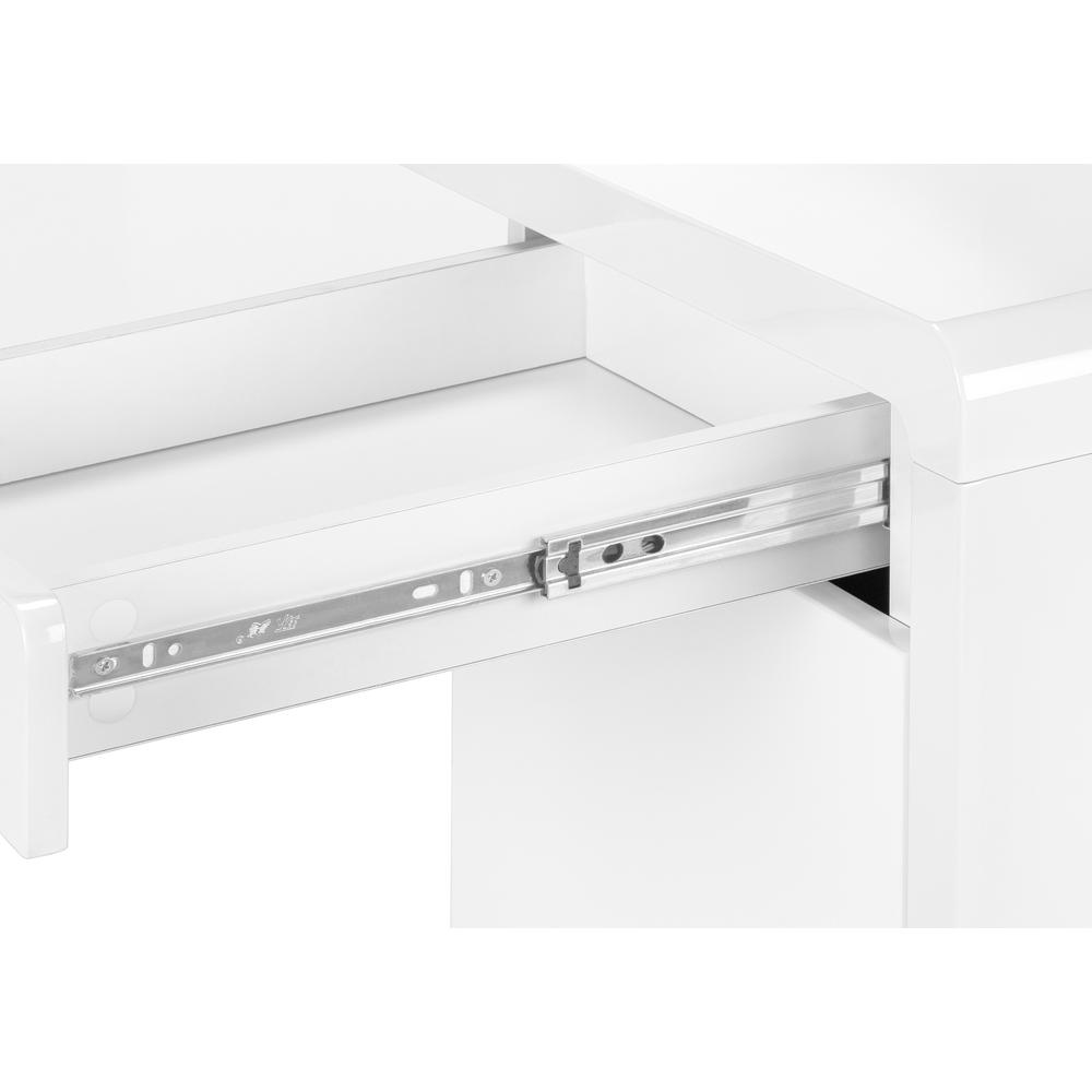 Computer Desk, Home Office, Laptop, Left, Right Set-up, Storage Drawers, 60L. Picture 7