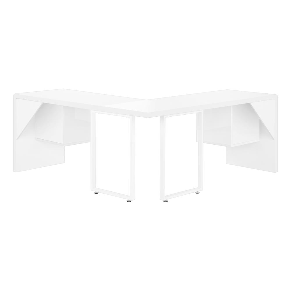 Computer Desk, Home Office, Corner, Left, Right Set-up, Storage Drawers, 72L. Picture 4