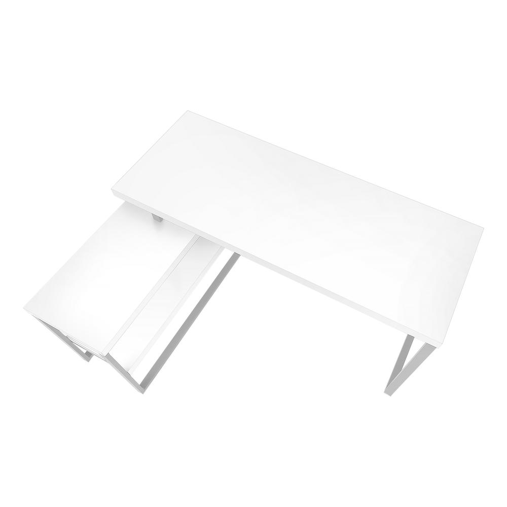 Computer Desk, Home Office, Corner, Left, Right Set-up, Storage Shelves, 60L. Picture 5