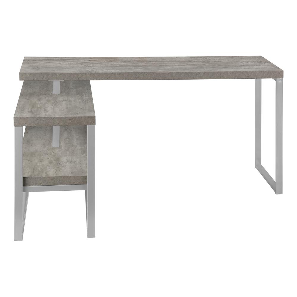 Computer Desk, Home Office, Corner, Left, Right Set-up, Storage Shelves, 60L, L. Picture 2