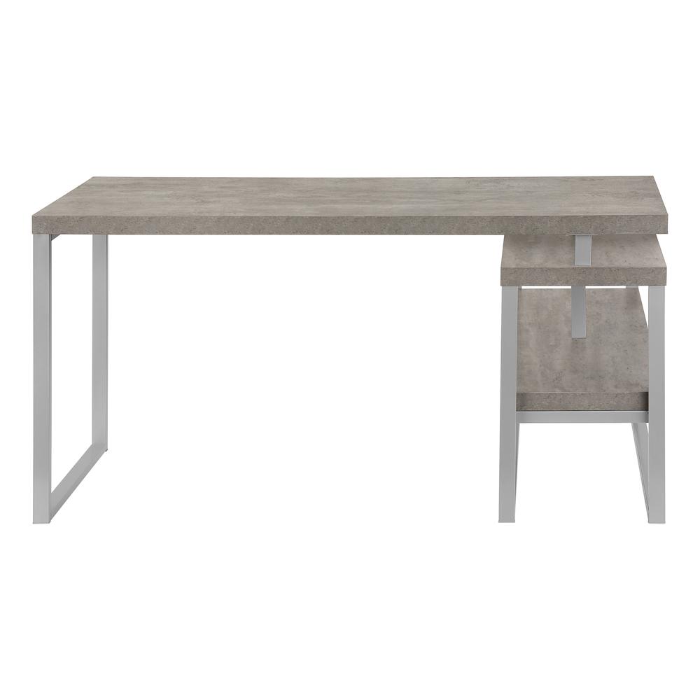 Computer Desk, Home Office, Corner, Left, Right Set-up, Storage Shelves, 60L, L. Picture 4
