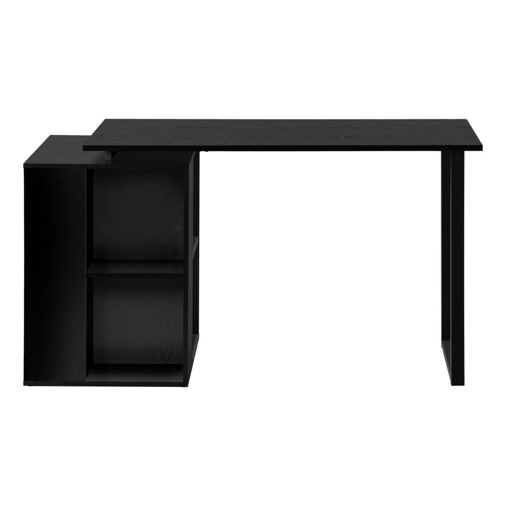Computer Desk, Home Office, Left, Right Set-up, Storage Shelves, 55L, Work. Picture 2
