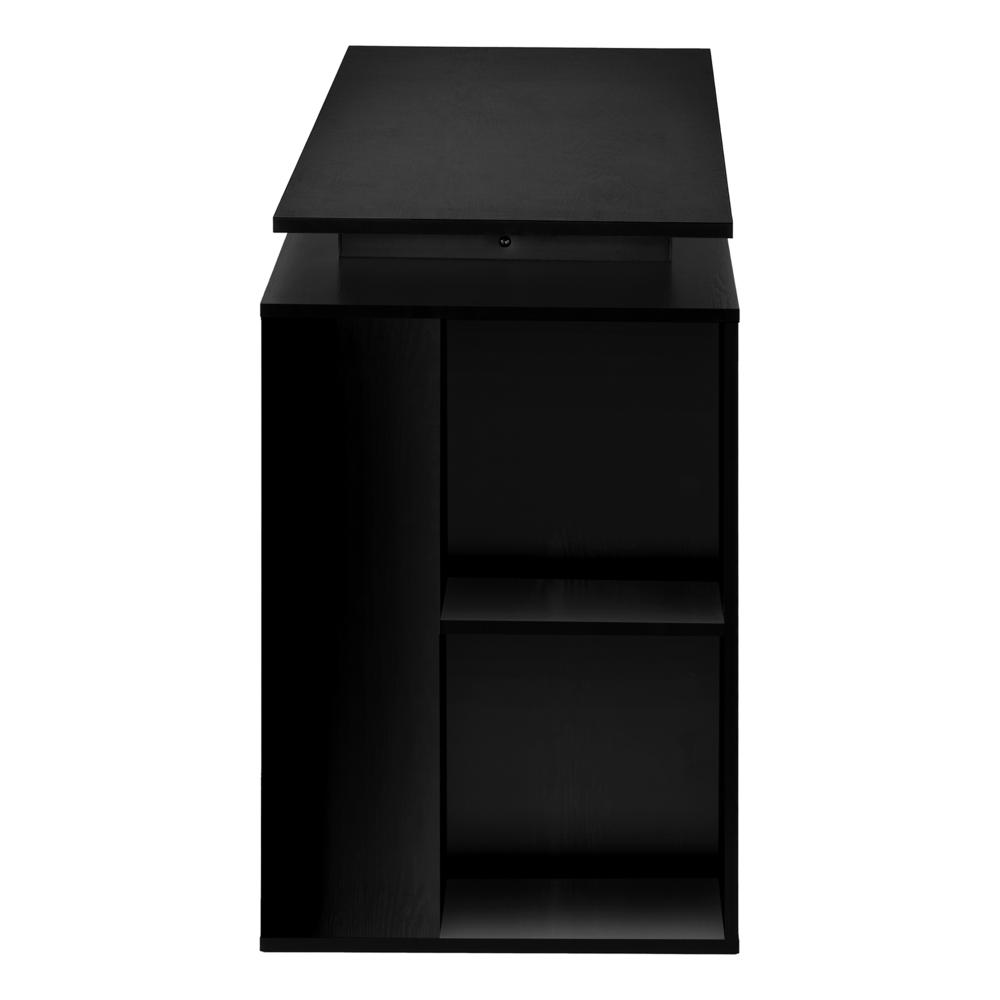 Computer Desk, Home Office, Left, Right Set-up, Storage Shelves, 55L, Work. Picture 3