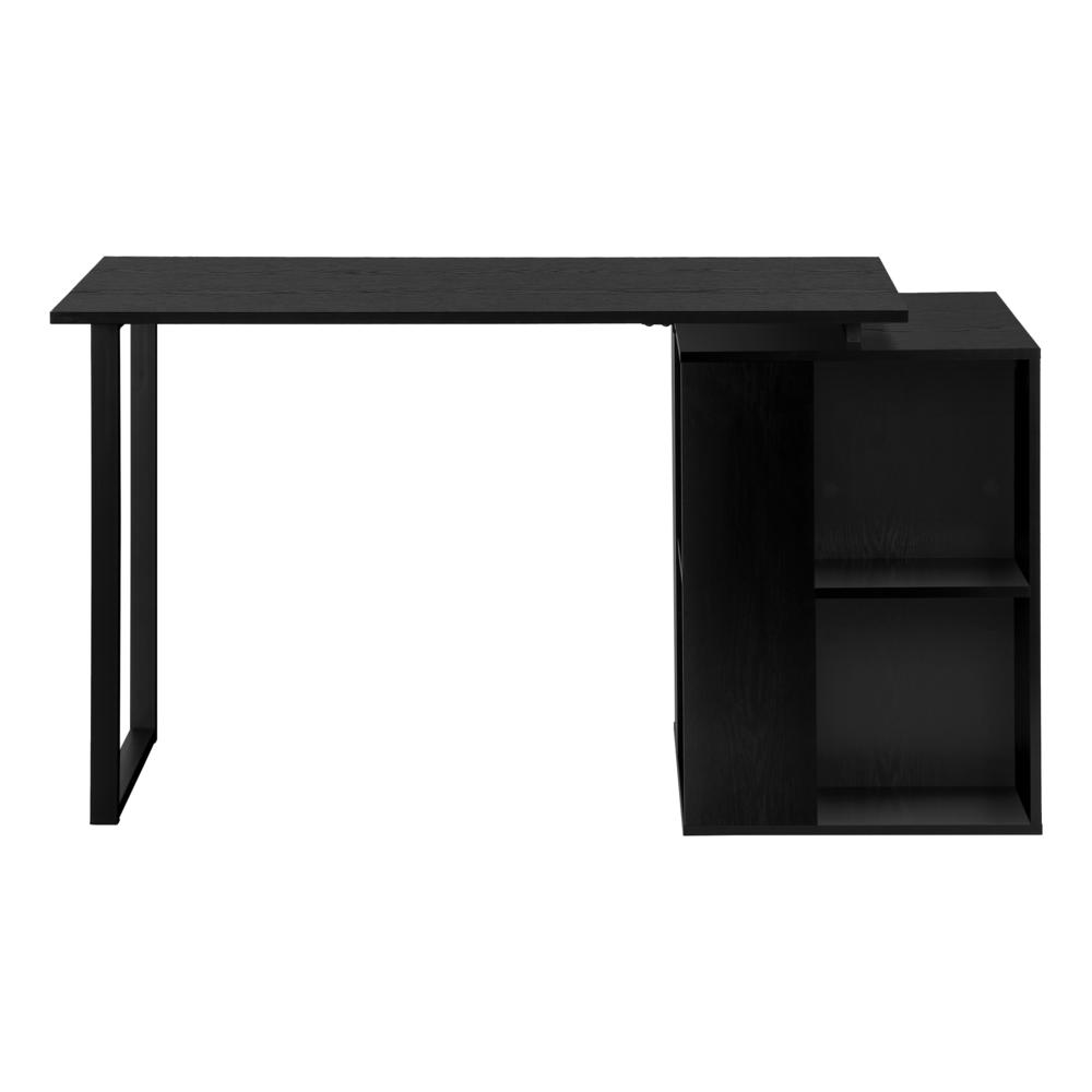 Computer Desk, Home Office, Left, Right Set-up, Storage Shelves, 55L, Work. Picture 4