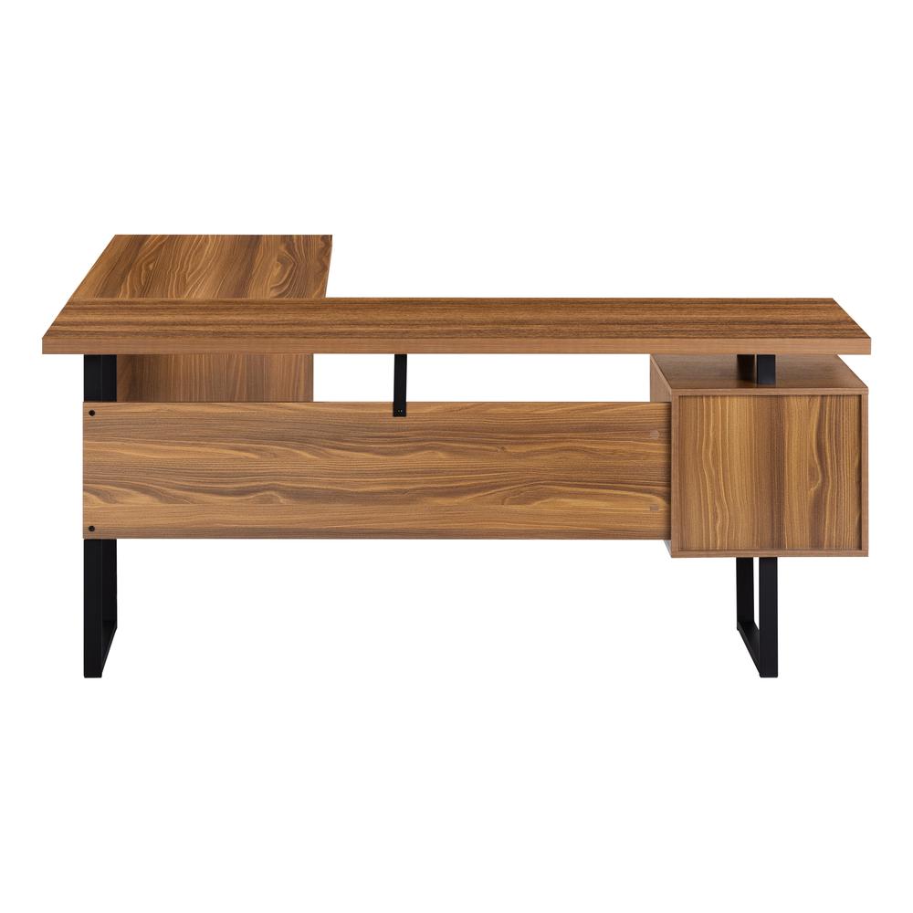 Computer Desk, Home Office, Corner, Left, Right Set-up, Storage Drawers, 70L. Picture 2