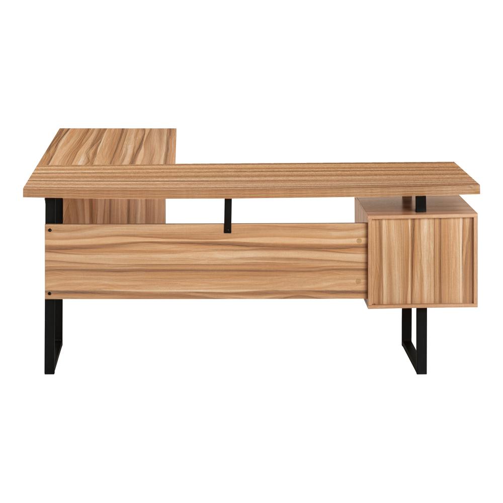 Computer Desk, Home Office, Corner, Left, Right Set-up, Storage Drawers, 70L. Picture 2