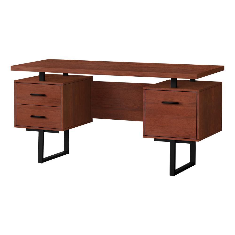 Computer Desk, Home Office, Laptop, Left, Right Set-up, Storage Drawers, 60L. Picture 1