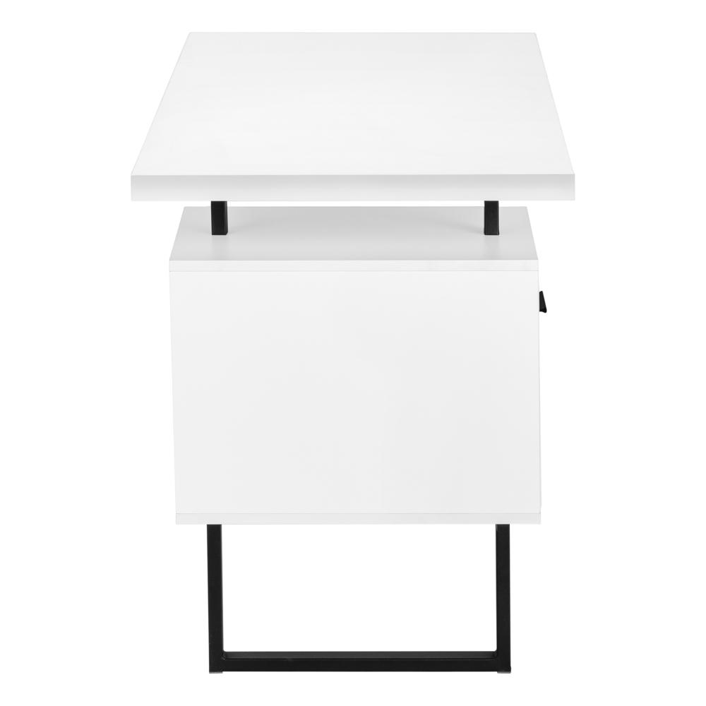 Computer Desk, Home Office, Laptop, Left, Right Set-up, Storage Drawers, 60L. Picture 3
