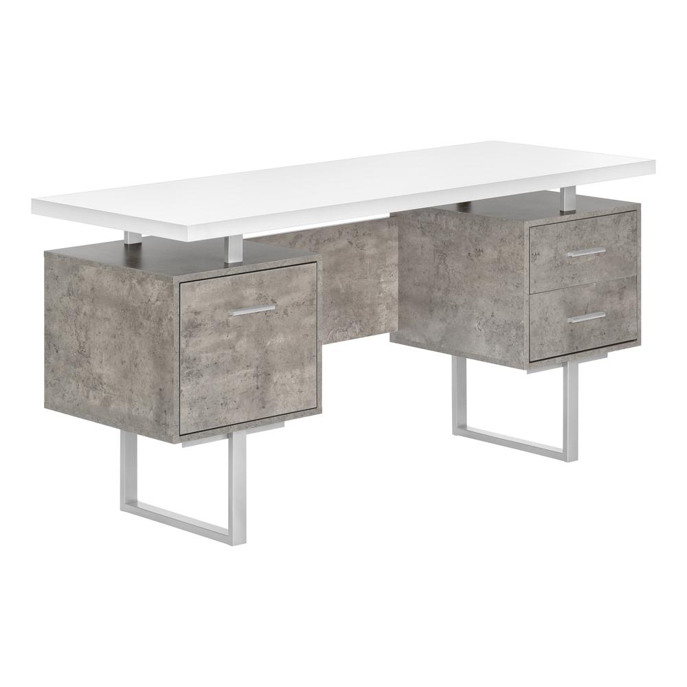 Computer Desk, Home Office, Laptop, Left, Right Set-up, Storage Drawers, 60L. Picture 1