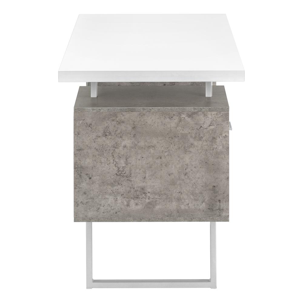 Computer Desk, Home Office, Laptop, Left, Right Set-up, Storage Drawers, 60L. Picture 3