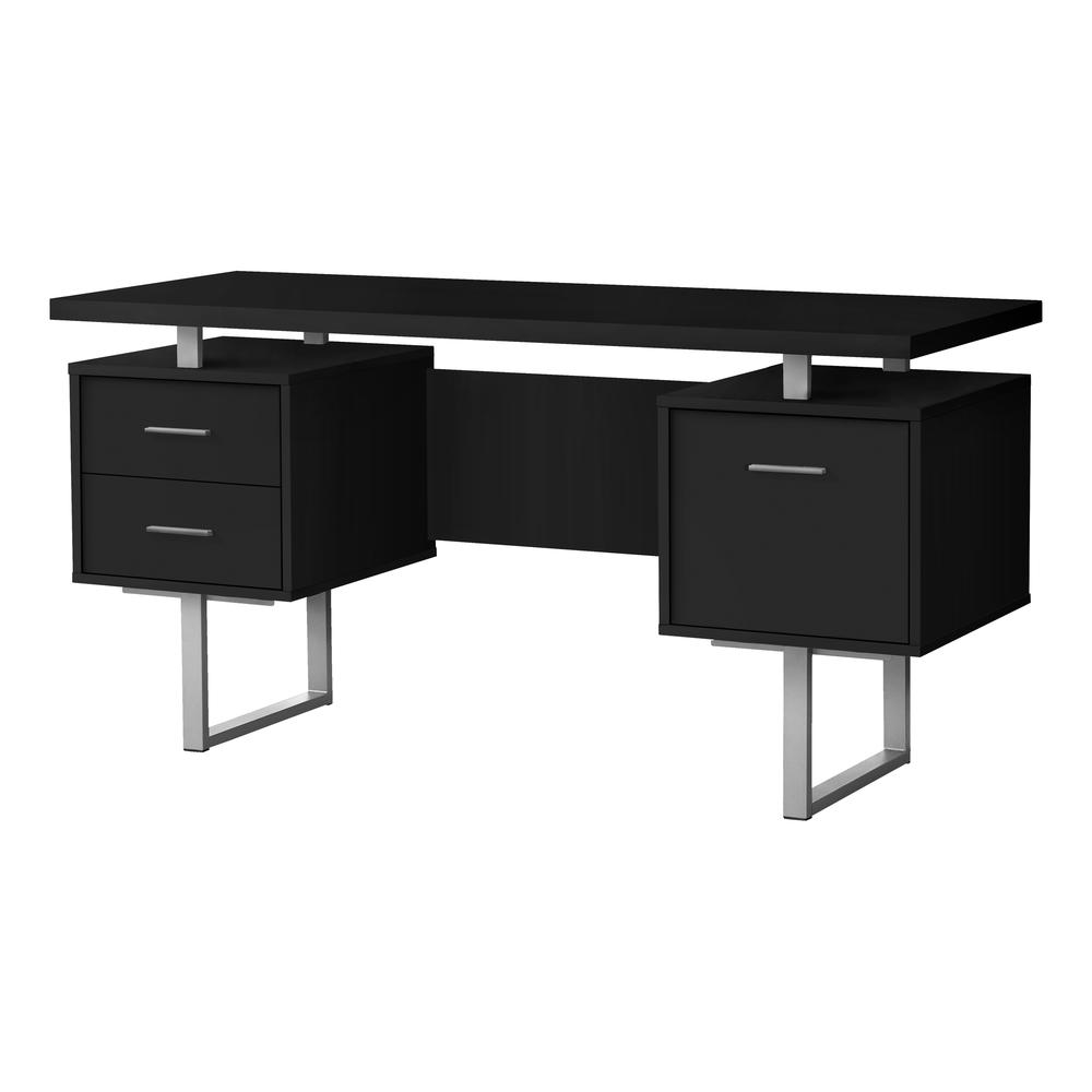 Computer Desk, Home Office, Laptop, Left, Right Set-up, Storage Drawers, 60L. Picture 1