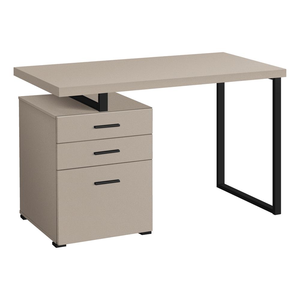 Computer Desk, Home Office, Laptop, Left, Right Set-up, Storage Drawers, 48L. Picture 1