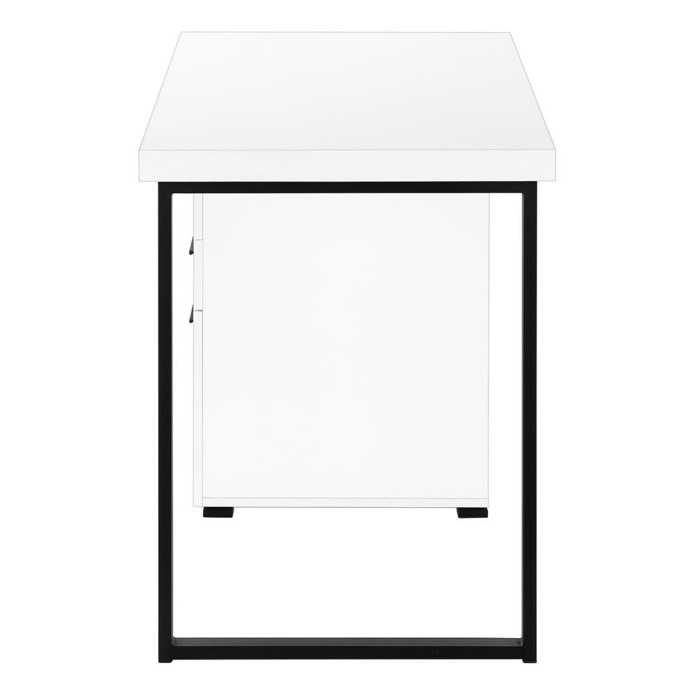Computer Desk, Home Office, Laptop, Left, Right Set-up, Storage Drawers, 48L. Picture 3