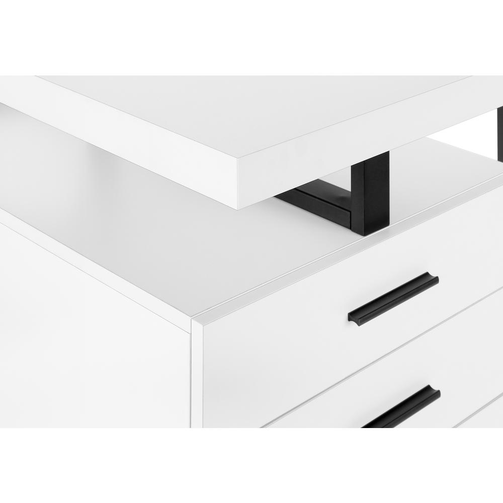 Computer Desk, Home Office, Laptop, Left, Right Set-up, Storage Drawers, 48L. Picture 6