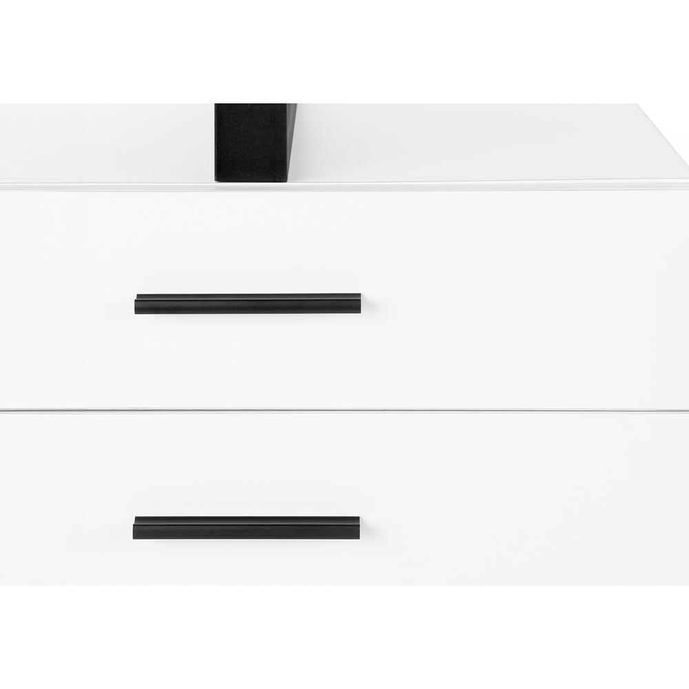 Computer Desk, Home Office, Laptop, Left, Right Set-up, Storage Drawers, 48L. Picture 7