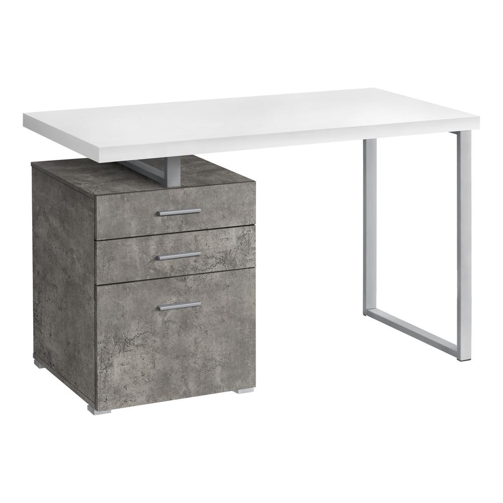 Computer Desk, Home Office, Laptop, Left, Right Set-up, Storage Drawers, 48L. Picture 1