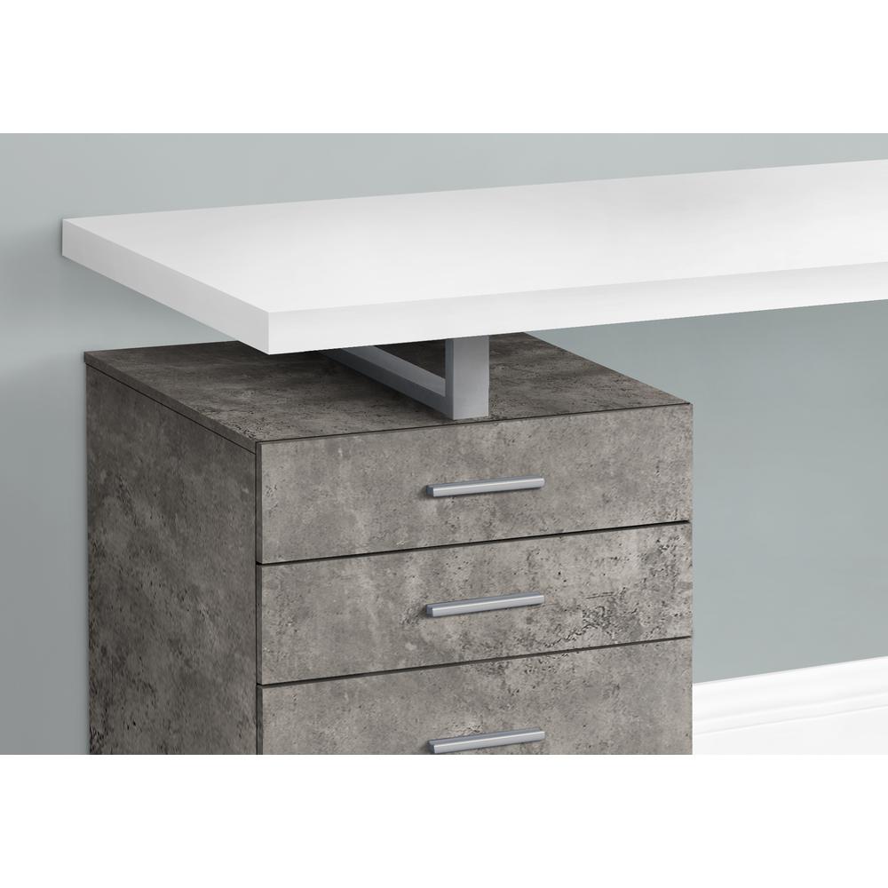 Computer Desk, Home Office, Laptop, Left, Right Set-up, Storage Drawers, 48L. Picture 3