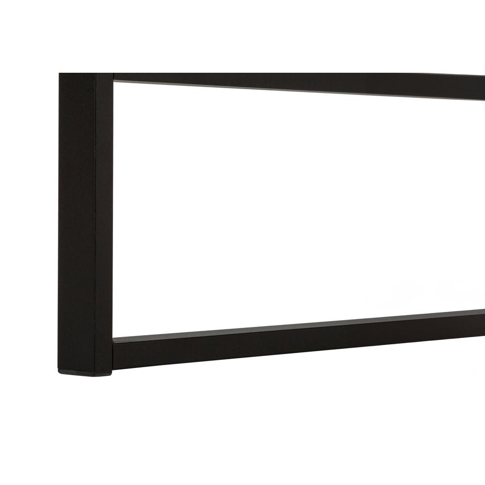 Computer Desk, Home Office, Laptop, 48L, Work, Beige Laminate, Black. Picture 7