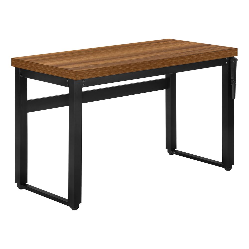 Computer Desk, Home Office, Standing, Adjustable, 48L, Work, Laptop. Picture 1