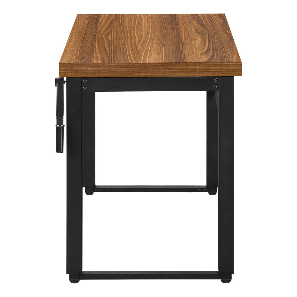 Computer Desk, Home Office, Standing, Adjustable, 48L, Work, Laptop. Picture 4